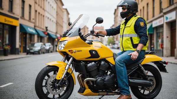 Sécurité et visibilité : pourquoi porter un gilet jaune moto ?
